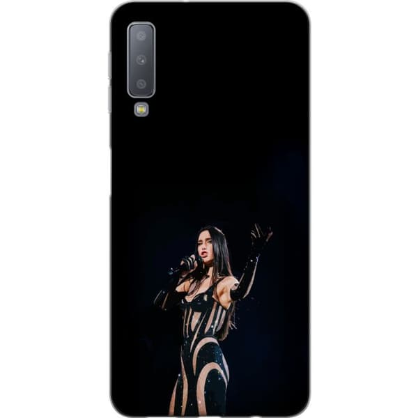 Samsung Galaxy A7 (2018) Läpinäkyvä kuori Dua Lipa – Pop Star Aesthetic