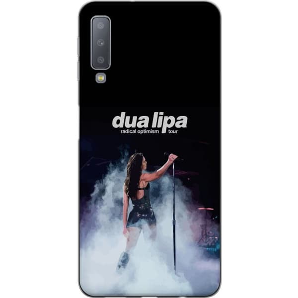 Samsung Galaxy A7 (2018) Läpinäkyvä kuori Dua Lipa – Signature Looks & Vibes
