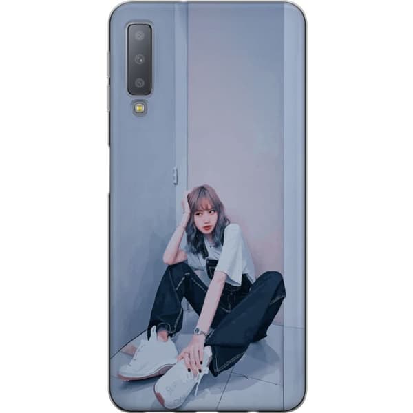 Samsung Galaxy A7 (2018) Genomskinligt Skal Lisa from Blackpink – K-pop Style Icon
