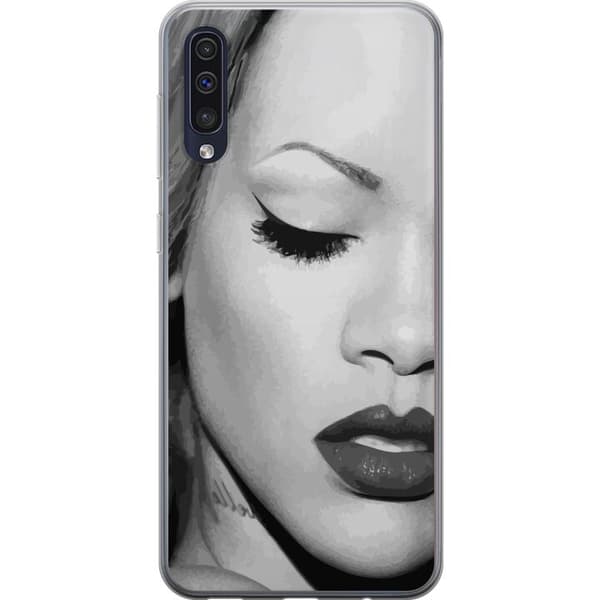 Samsung Galaxy A50 Gennemsigtig cover Rihanna – Aesthetic Edit 2025