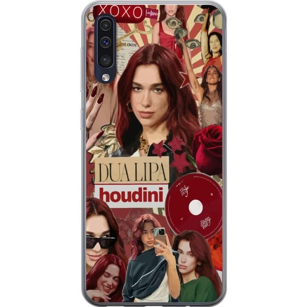 Samsung Galaxy A50 Gennemsigtig cover Dua Lipa – Fashion & Style Edit