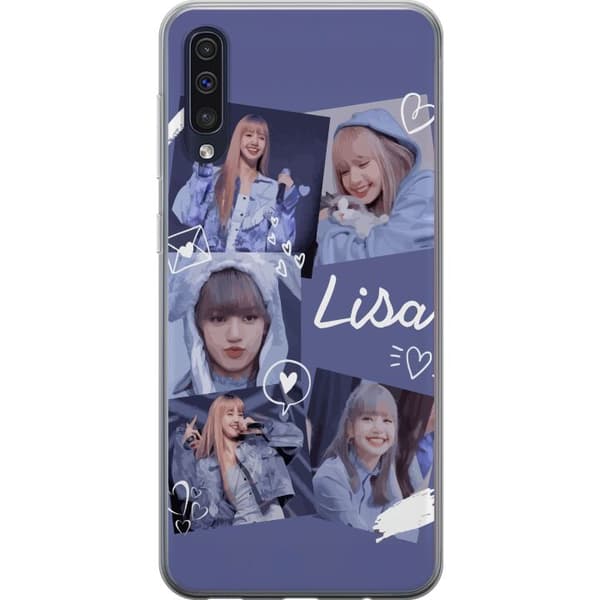 Samsung Galaxy A50 Gennemsigtig cover Lisa Blackpink – Aesthetic K-pop Queen