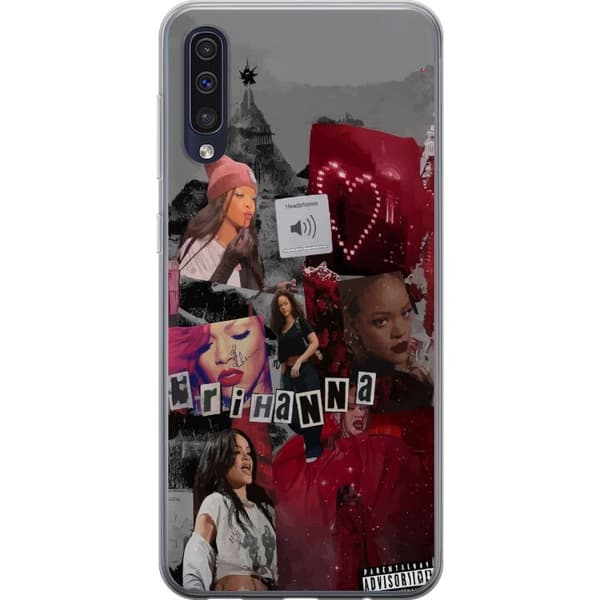 Samsung Galaxy A50 Läpinäkyvä kuori Rihanna – Iconic Fashion Moments
