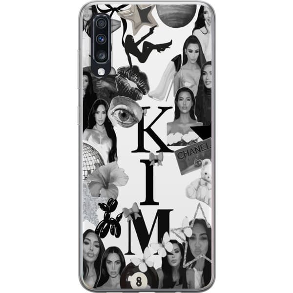 Samsung Galaxy A70 Genomskinligt Skal Kim Kardashian – Aesthetic Look 2025
