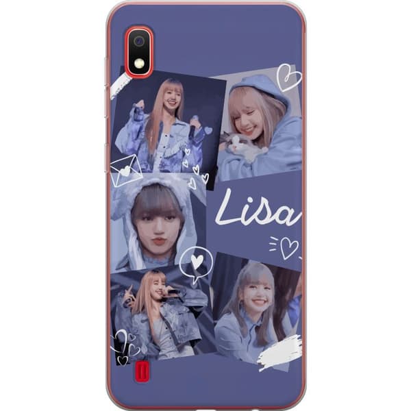 Samsung Galaxy A10 Läpinäkyvä kuori Lisa Blackpink – Aesthetic K-pop Queen