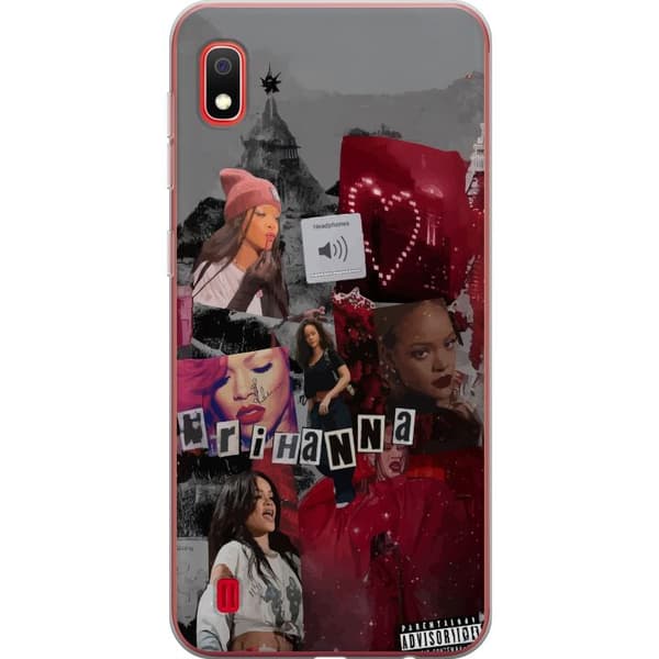 Samsung Galaxy A10 Läpinäkyvä kuori Rihanna – Iconic Fashion Moments