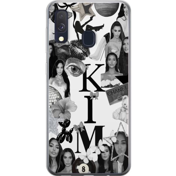 Samsung Galaxy A40 Läpinäkyvä kuori Kim Kardashian – Aesthetic Look 2025