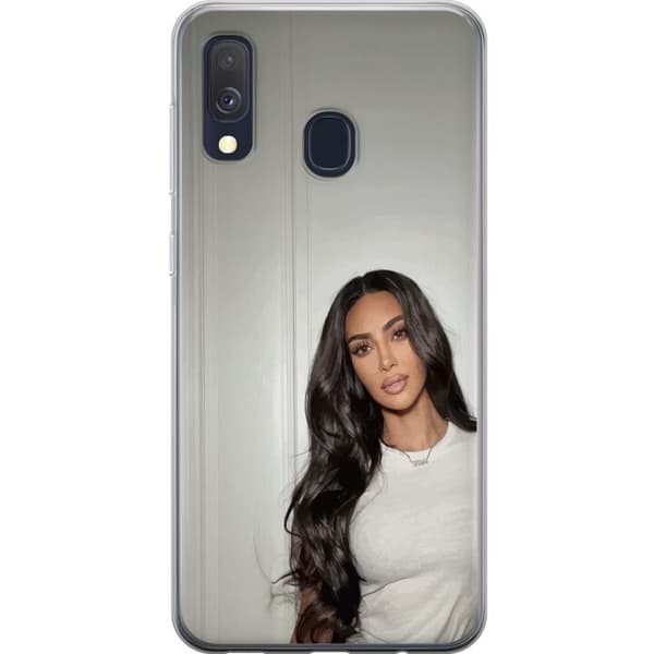 Samsung Galaxy A40 Gennemsigtig cover Kim Kardashian – Iconic Style Collection