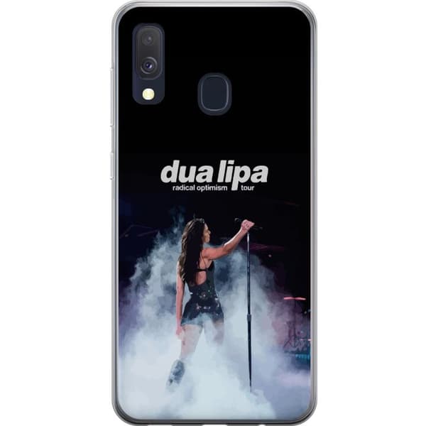 Samsung Galaxy A40 Läpinäkyvä kuori Dua Lipa – Signature Looks & Vibes