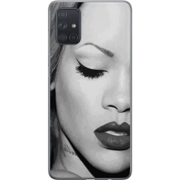 Samsung Galaxy A71 Gennemsigtig cover Rihanna – Aesthetic Edit 2025