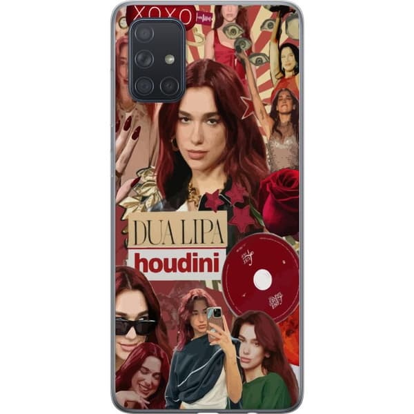 Samsung Galaxy A71 Gennemsigtig cover Dua Lipa – Fashion & Style Edit