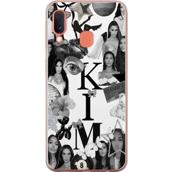 Samsung Galaxy A20e Gjennomsiktig deksel Kim Kardashian – Aesthetic Look 2025