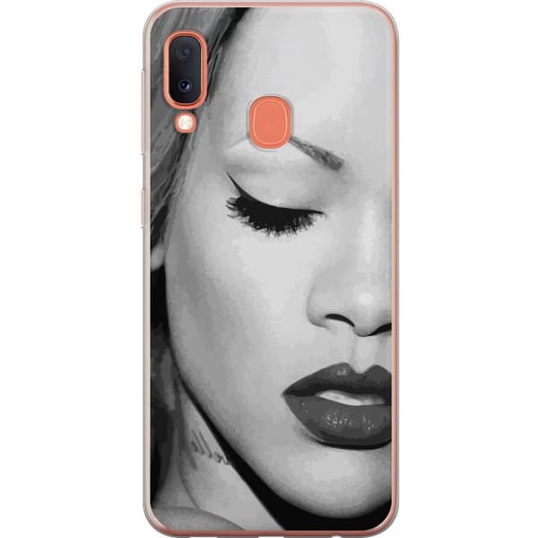 Samsung Galaxy A20e Gjennomsiktig deksel Rihanna – Aesthetic Edit 2025