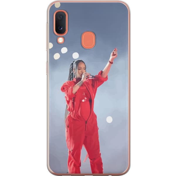 Samsung Galaxy A20e Gennemsigtig cover Rihanna – Trendsetting Looks & Style