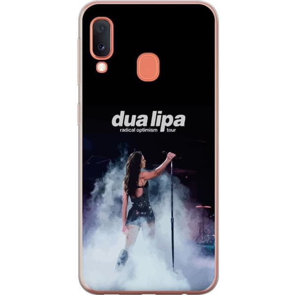 Samsung Galaxy A20e Gennemsigtig cover Dua Lipa – Signature Looks & Vibes