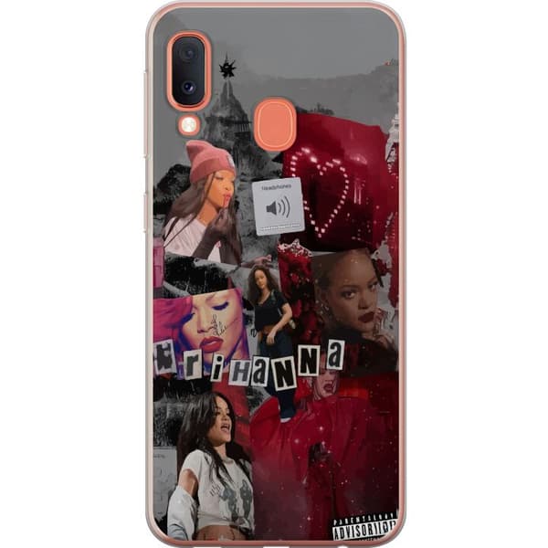 Samsung Galaxy A20e Gjennomsiktig deksel Rihanna – Iconic Fashion Moments