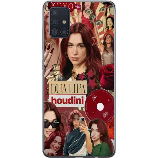 Samsung Galaxy A51 Gennemsigtig cover Dua Lipa – Fashion & Style Edit