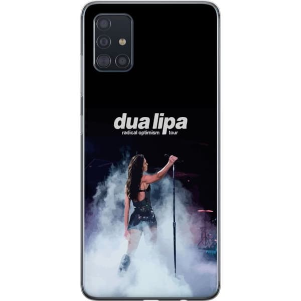 Samsung Galaxy A51 Gennemsigtig cover Dua Lipa – Signature Looks & Vibes