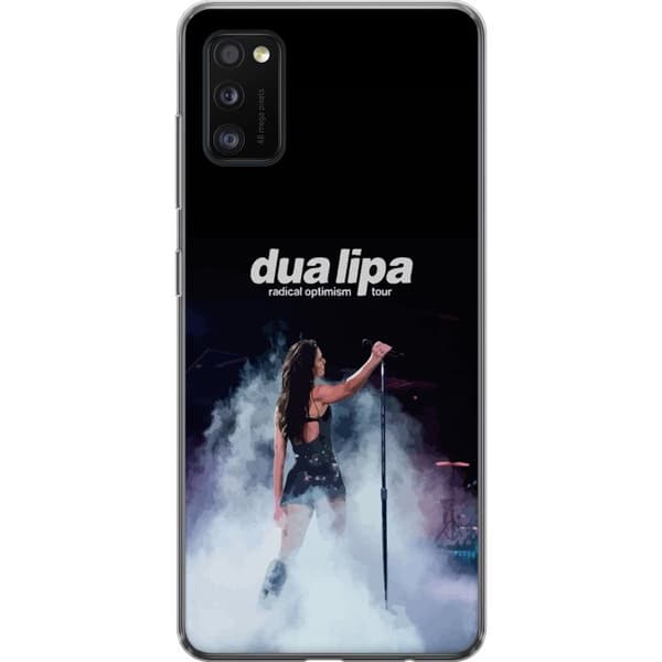 Samsung Galaxy A41 Gjennomsiktig deksel Dua Lipa – Signature Looks & Vibes