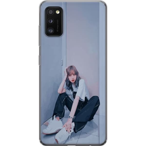 Samsung Galaxy A41 Läpinäkyvä kuori Lisa from Blackpink – K-pop Style Icon