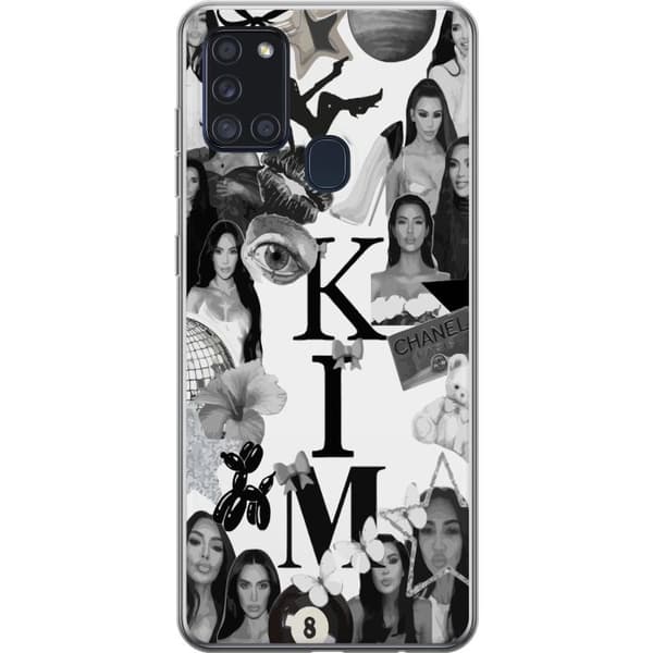 Samsung Galaxy A21s Gjennomsiktig deksel Kim Kardashian – Aesthetic Look 2025
