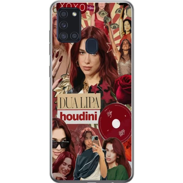 Samsung Galaxy A21s Gjennomsiktig deksel Dua Lipa – Fashion & Style Edit