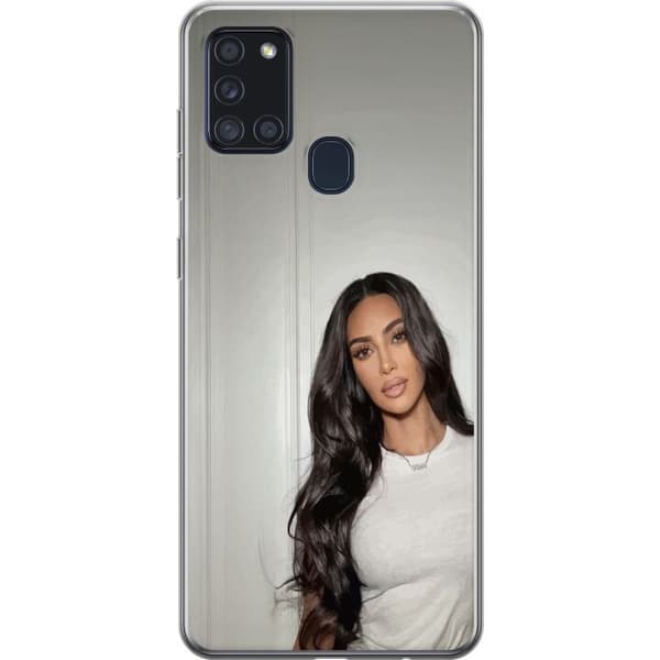 Samsung Galaxy A21s Gennemsigtig cover Kim Kardashian – Iconic Style Collection