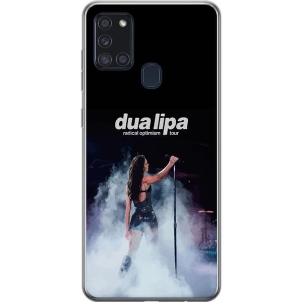 Samsung Galaxy A21s Gjennomsiktig deksel Dua Lipa – Signature Looks & Vibes