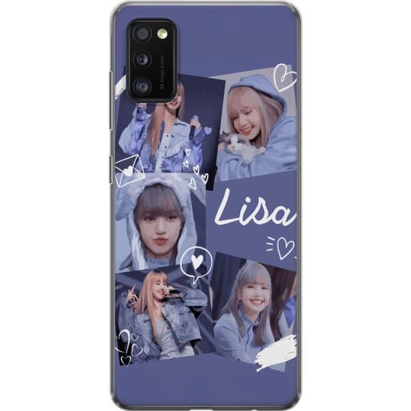 Samsung Galaxy A41 Gennemsigtig cover Lisa Blackpink – Aesthetic K-pop Queen