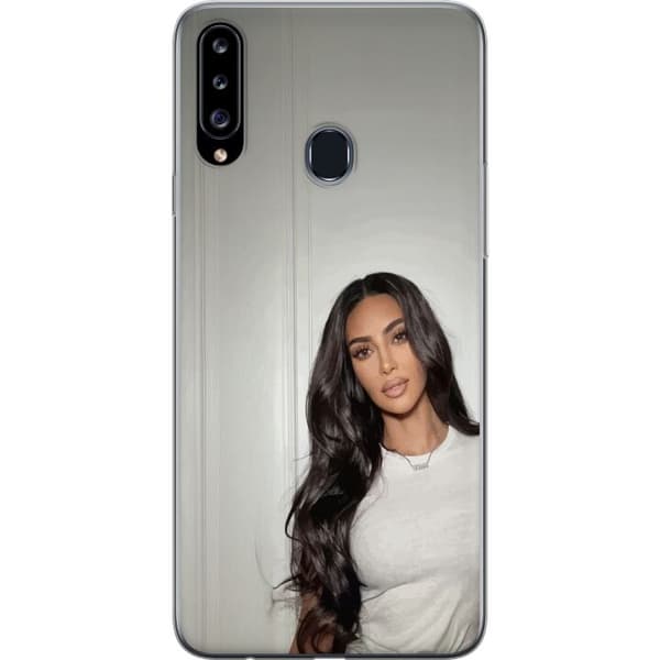Samsung Galaxy A20s Gjennomsiktig deksel Kim Kardashian – Iconic Style Collection