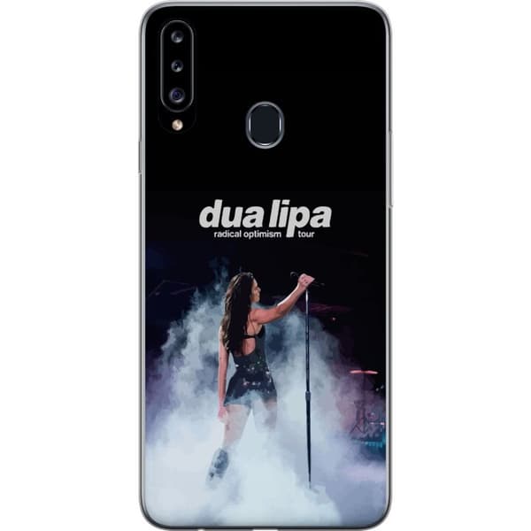 Samsung Galaxy A20s Gjennomsiktig deksel Dua Lipa – Signature Looks & Vibes