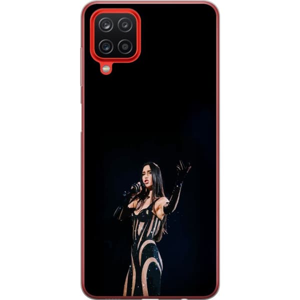 Samsung Galaxy A12 Gennemsigtig cover Dua Lipa – Pop Star Aesthetic
