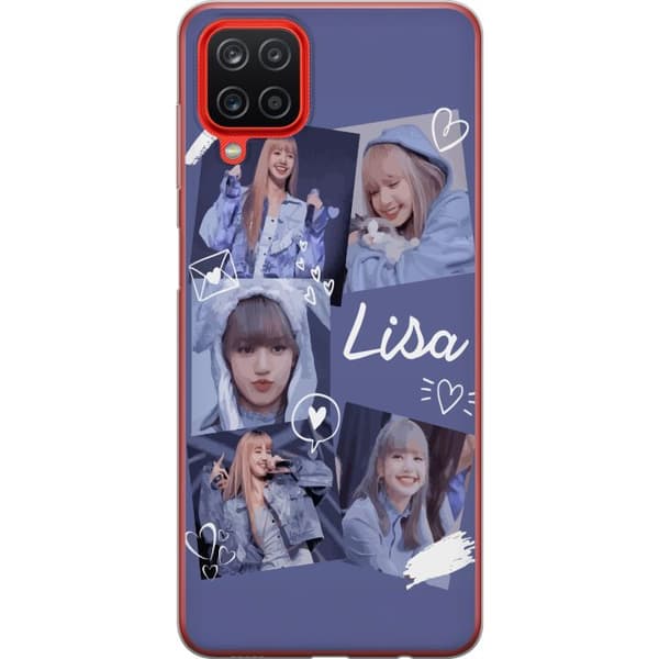 Samsung Galaxy A12 Gennemsigtig cover Lisa Blackpink – Aesthetic K-pop Queen