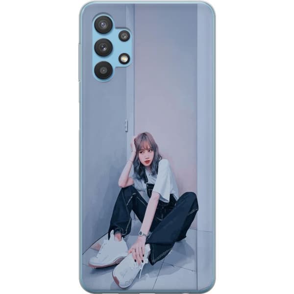 Samsung Galaxy A32 5G Gennemsigtig cover Lisa from Blackpink – K-pop Style Icon