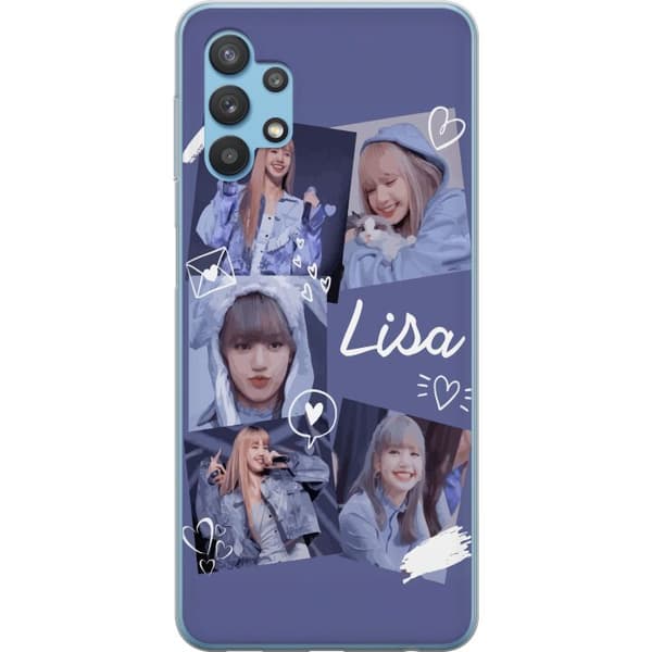 Samsung Galaxy A32 5G Gennemsigtig cover Lisa Blackpink – Aesthetic K-pop Queen