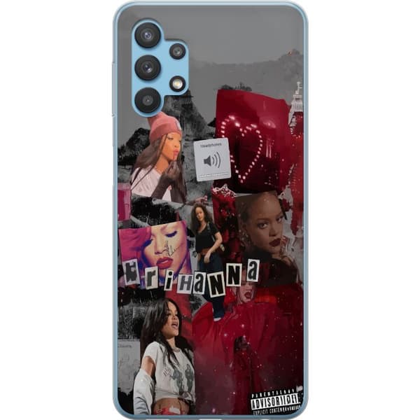 Samsung Galaxy A32 5G Gennemsigtig cover Rihanna – Iconic Fashion Moments