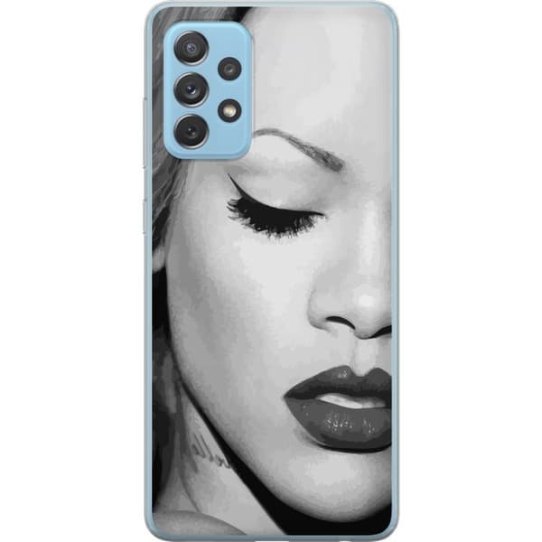 Samsung Galaxy A72 5G Läpinäkyvä kuori Rihanna – Aesthetic Edit 2025