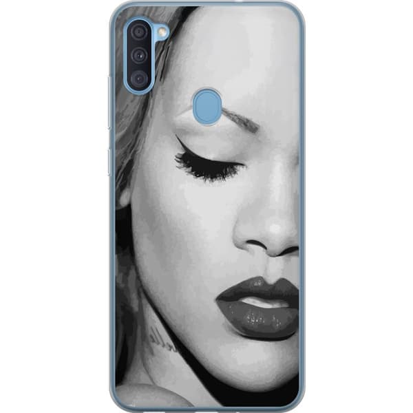 Samsung Galaxy A11 Gjennomsiktig deksel Rihanna – Aesthetic Edit 2025