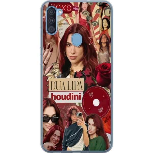 Samsung Galaxy A11 Läpinäkyvä kuori Dua Lipa – Fashion & Style Edit