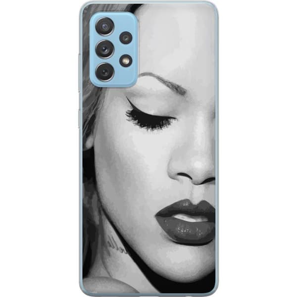 Samsung Galaxy A52 5G Läpinäkyvä kuori Rihanna – Aesthetic Edit 2025