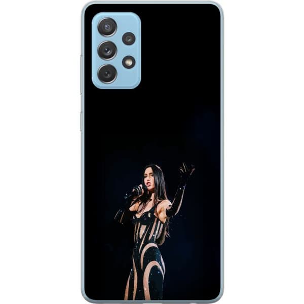 Samsung Galaxy A52 5G Gennemsigtig cover Dua Lipa – Pop Star Aesthetic