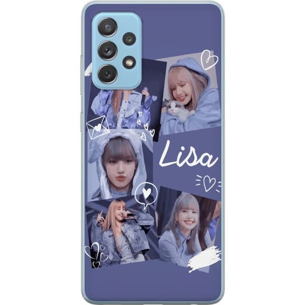 Samsung Galaxy A52 5G Gennemsigtig cover Lisa Blackpink – Aesthetic K-pop Queen