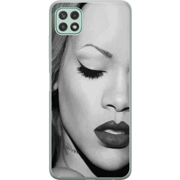 Samsung Galaxy A22 5G Läpinäkyvä kuori Rihanna – Aesthetic Edit 2025