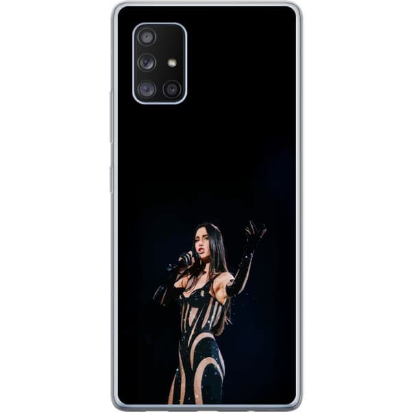 Samsung Galaxy A71 5G Gennemsigtig cover Dua Lipa – Pop Star Aesthetic