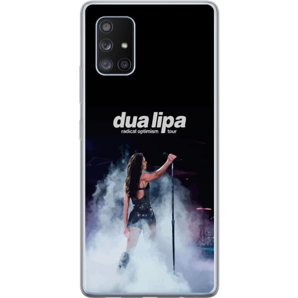 Samsung Galaxy A71 5G Gennemsigtig cover Dua Lipa – Signature Looks & Vibes