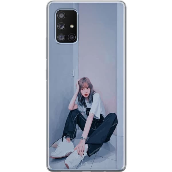 Samsung Galaxy A71 5G Gjennomsiktig deksel Lisa from Blackpink – K-pop Style Icon