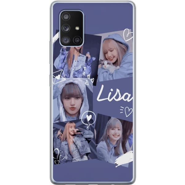 Samsung Galaxy A71 5G Läpinäkyvä kuori Lisa Blackpink – Aesthetic K-pop Queen