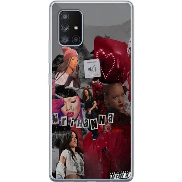 Samsung Galaxy A71 5G Gennemsigtig cover Rihanna – Iconic Fashion Moments