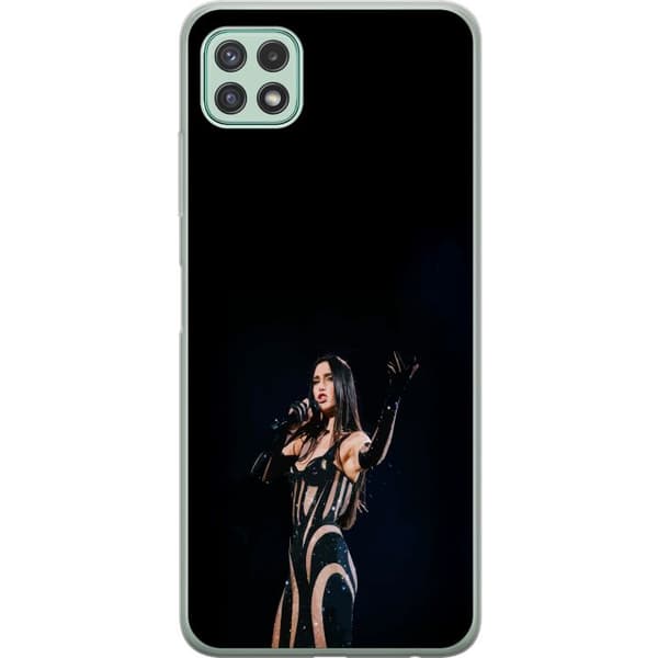 Samsung Galaxy A22 5G Läpinäkyvä kuori Dua Lipa – Pop Star Aesthetic