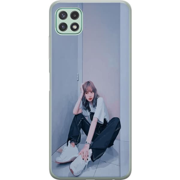 Samsung Galaxy A22 5G Läpinäkyvä kuori Lisa from Blackpink – K-pop Style Icon